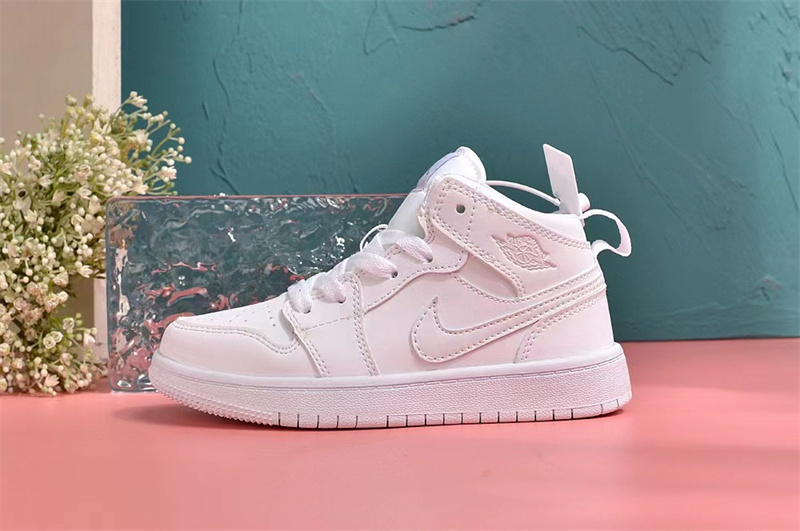 Youth Running Weapon Air Jordan 1 White Shoes 0136 Youth Running Weapon Air Jordan 1 White Shoes 0136